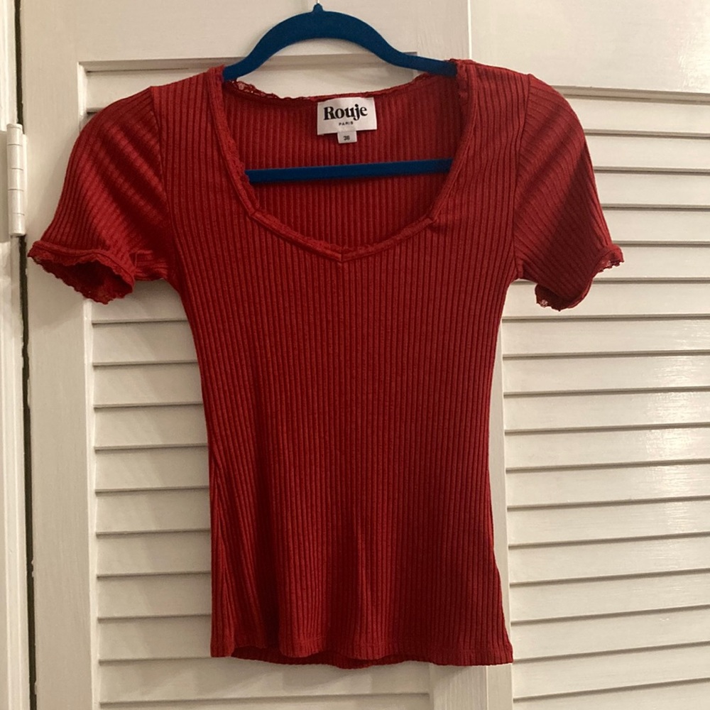 Red Rouje GIUIA t-shirt size 36
